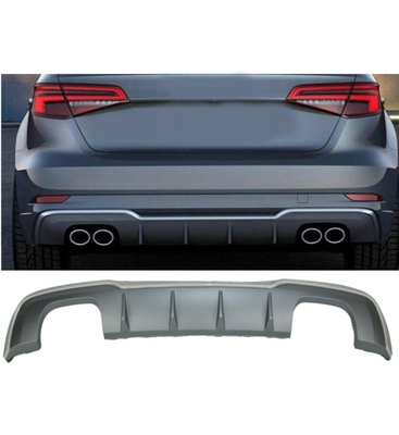 AUDI A3 2016-2020 HATCHBACK IÇIN UYUMLU S3 DIFUZOR (NORMAL TAMPON İÇİN)